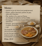 Réservation pour le repas traditionnel (1 personne) sans entrée à l'événement